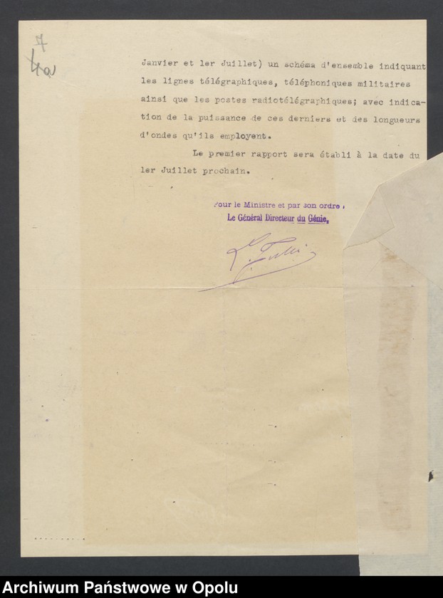 Obraz 8 z jednostki "Entress /Korespondencja wpływająca pochodząca od władz wyższych i jednostek podległych - pisma, zarządzenia/ 30.06.-29.10.1920"