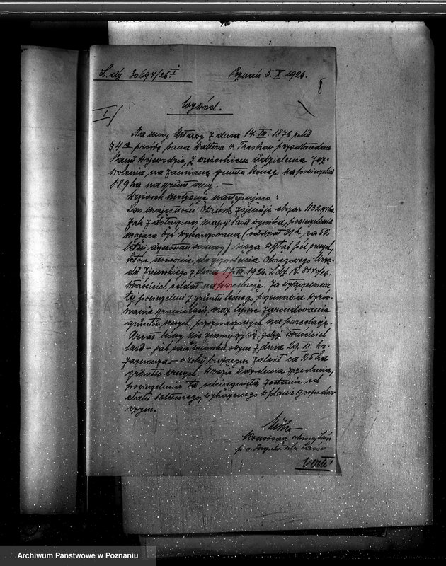 Obraz 12 z jednostki "Nadzór nad gospodarką w lasach majętności Owińska powiat poznański"