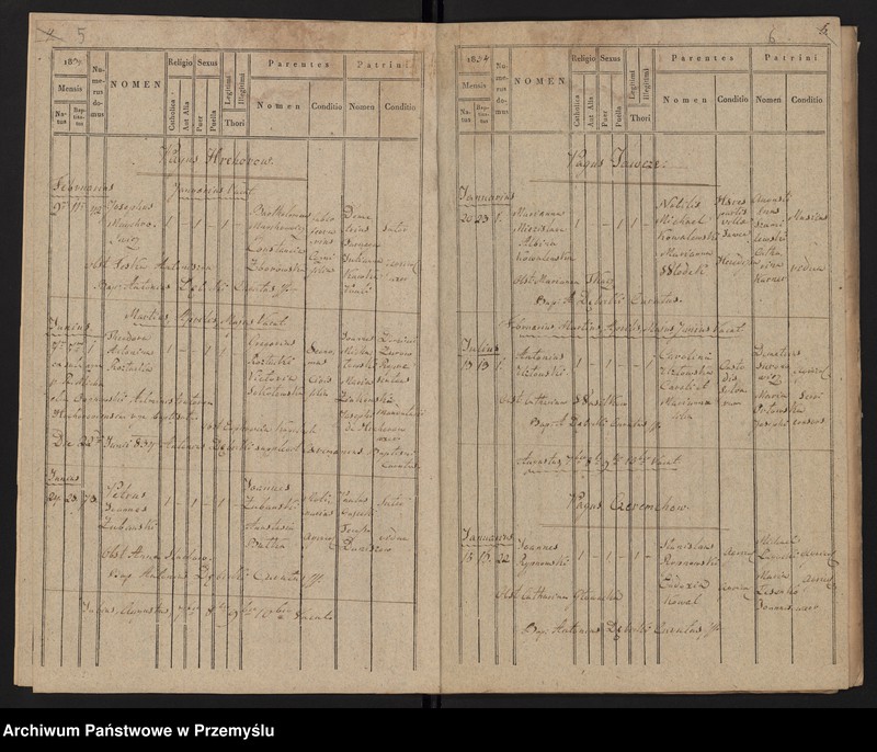 image.from.unit.number "[Odpisy ksiąg urodzeń, małżeństw, zgonów parafii rzymskokatolickiej Żurów z 1834 roku]"
