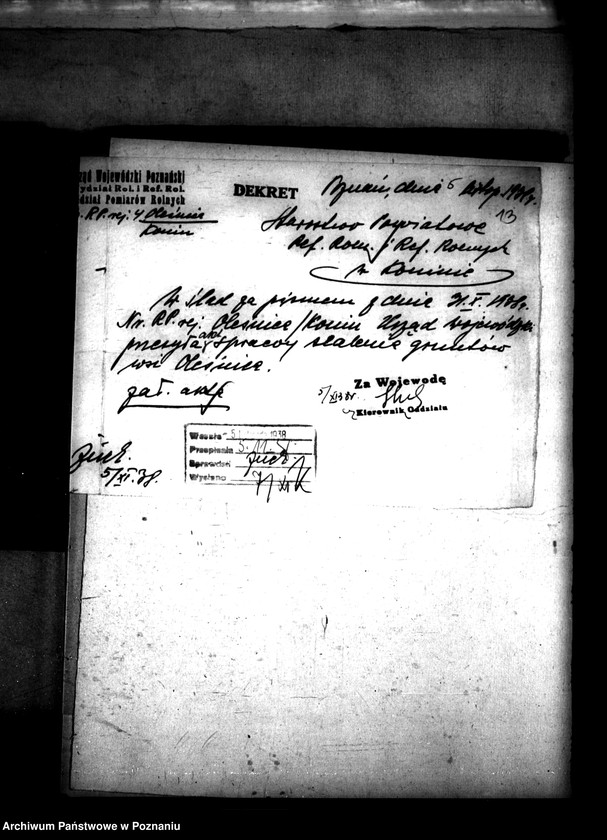 Obraz 17 z jednostki "/Scalenie gruntów wsi Oleśnica powiatu konińskiego/"