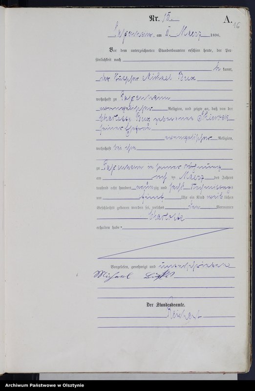 image.from.unit.number "Geburts-Haupt-Register Nr 1 - 87"