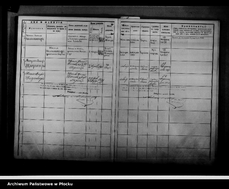 Obraz 18 z jednostki "[Księga zamknięta ludności stałej miasta Płocka - ul. Stary Rynek nr 29]"