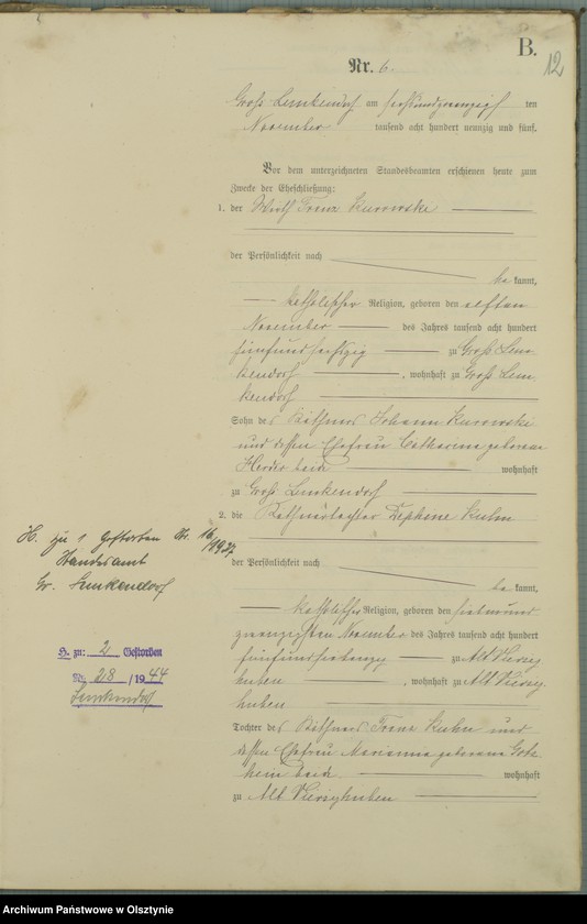 image.from.unit.number "Heiraths-Haupt-Register Nr 1 - 9"