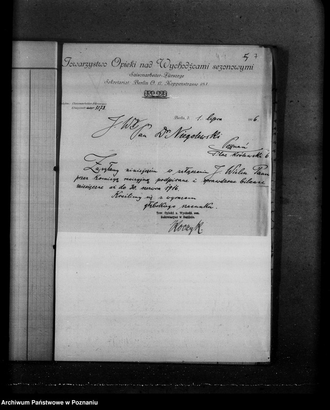 image.from.unit.number "Towarzystwo Opieki nad Wychodźcami Sezonowymi w Berlinie [bilanse roczne]"