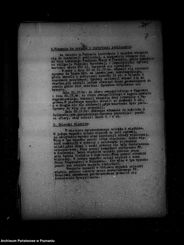 Obraz 11 z jednostki "Sprawozdania okresowe /miesięczne ze stanu bezpieczeństwa/ za miesiące kwiecień, maj, czerwiec 1937 r. /nr 4-6/"