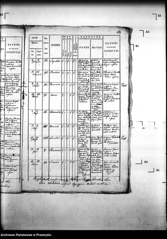Obraz 16 z jednostki "[Kopie ksiąg metrykalnych parafii Hańczowa z filią Ropki (dekanat Gorlice)]"