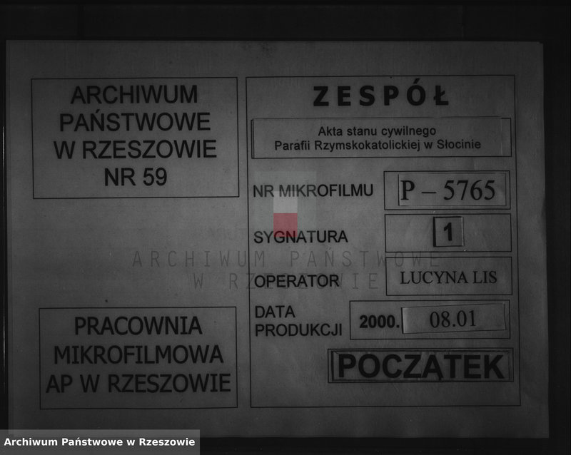 image.from.team "Akta stanu cywilnego Parafii Rzymskokatolickiej w Słocinie"