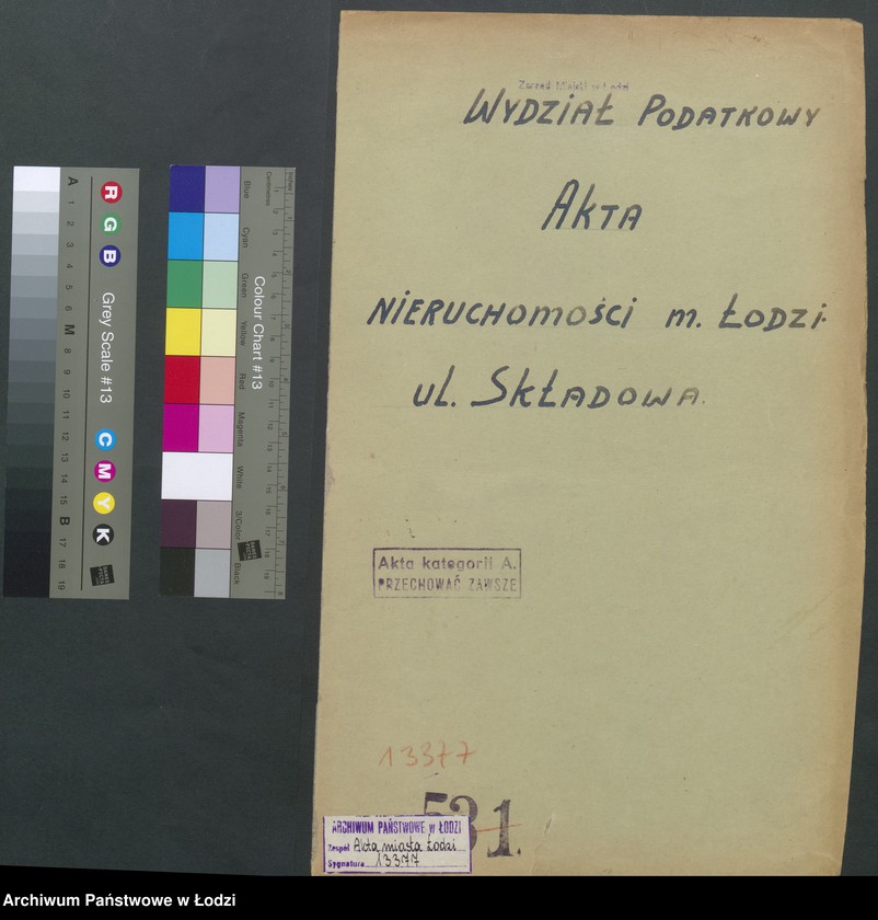 image.from.unit.number "Księga inwentarzowa nieruchomości m. Łodzi ul. Składowa"