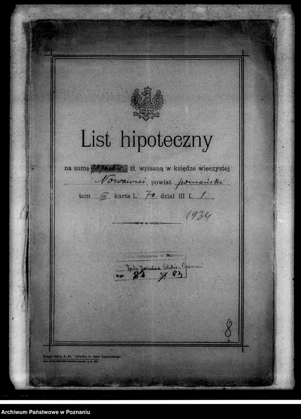 Obraz 4 z jednostki "List hipoteczny na rzecz Zjednoczenia Zawodowego Polskiego"