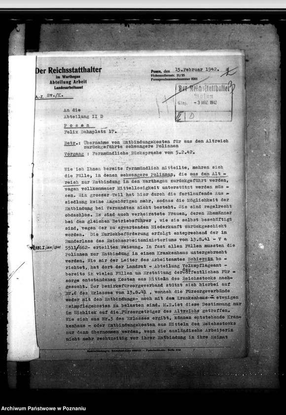 Obraz 8 z jednostki "Erkrankte und schwangere polnische Rückkehrer aus dem Altreich"