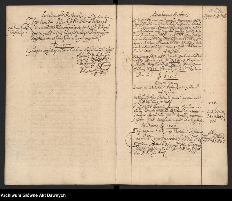 image.from.unit.number "Rozliczenie skarbowe z lat 1661-1676."