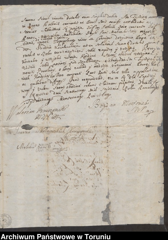 image.from.unit.number "[Walerian Kruszyński i Teresa z Konopackich. Umowy i intercyzy małżeńskie - również dzieci, testamenty obojga, korespondencja, pozwy, wyciągi z ksiąg sądowych, kopie przywilejów Jana III]"