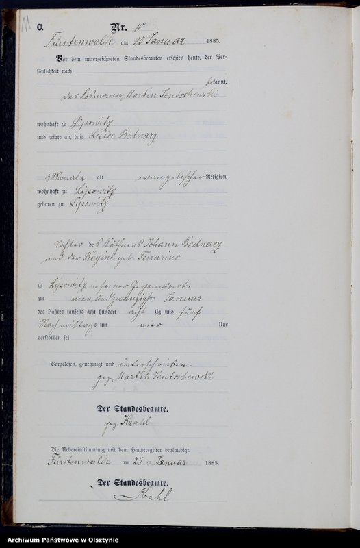 image.from.unit.number "Sterbe-Neben-Register Nr 1 - 207"