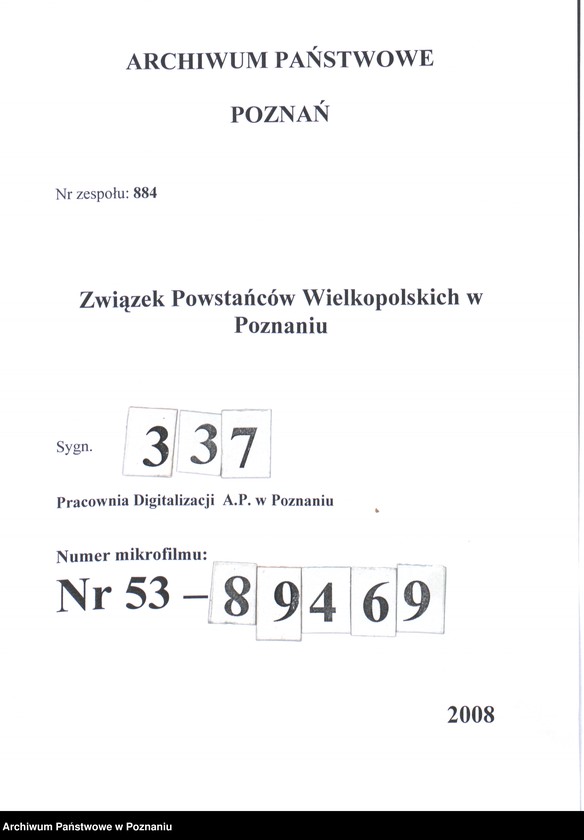 Obraz 1 z jednostki "Szamotuły - akta koła."