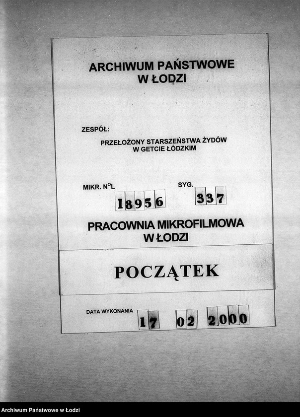 Obraz 1 z jednostki "[Rozkazy dzienne, zarządzenia i okólniki Komendy Służby Porządkowej skierowane do rewirów]"