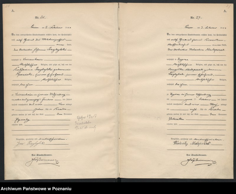 Obraz 16 z jednostki "Księga miejscowa urodzeń"