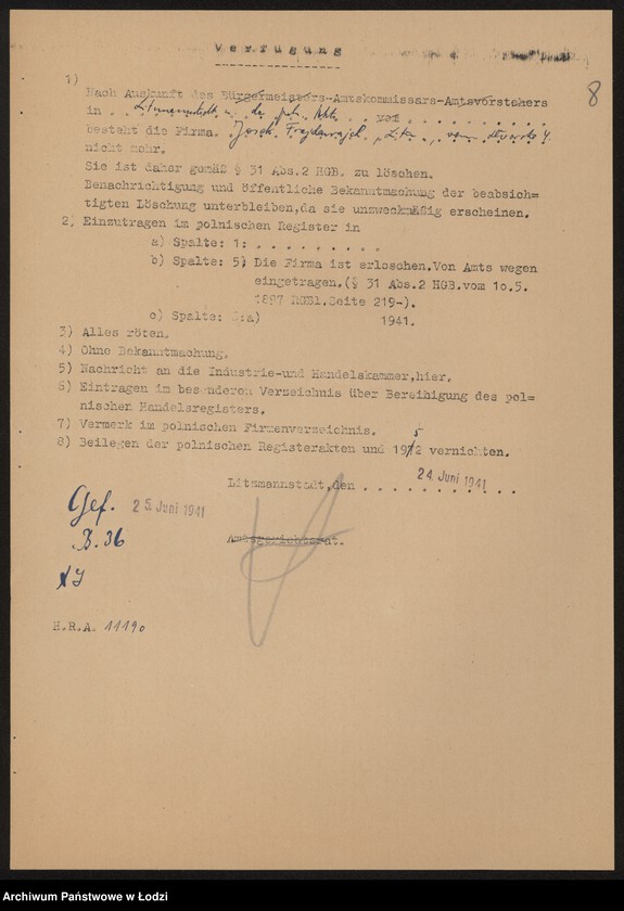 Obraz 10 z jednostki "Josek Frajdenrajch- drobna sprzedaż drzewa i desek"