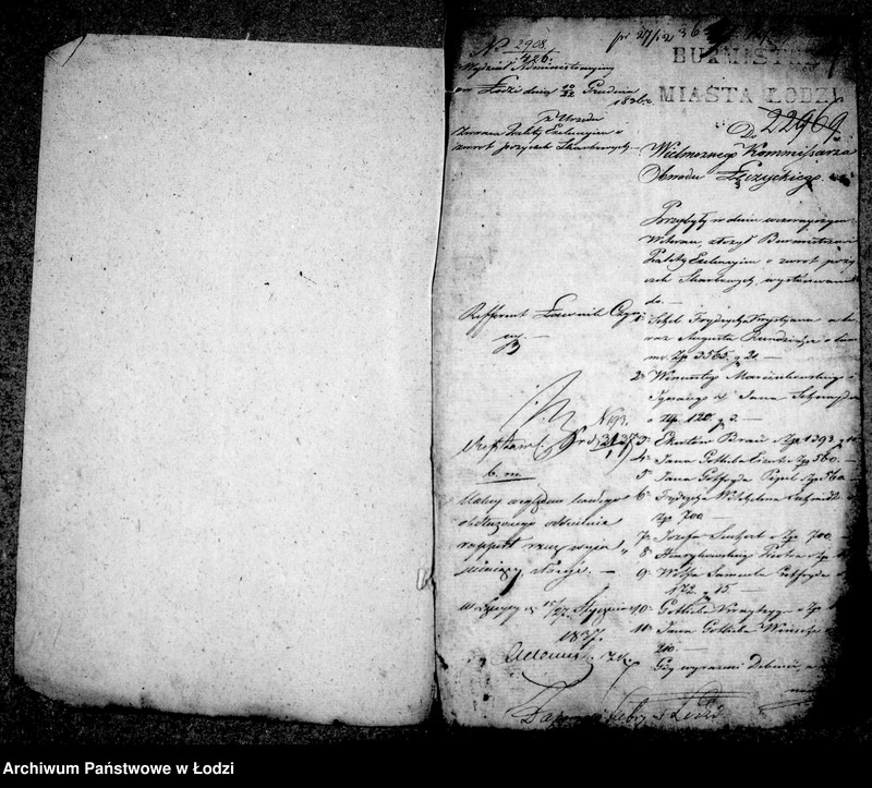 Obraz 11 z jednostki "Akta ławnika czynnego osady fabrycznej Łódki tyczące się udzielanej przez rząd pożyczki tkaczom i prządkom"