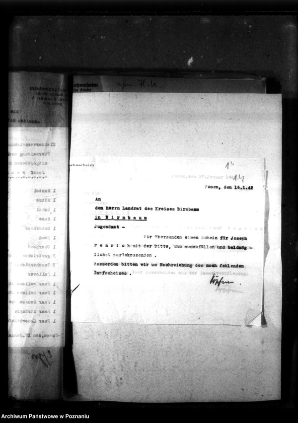 Obraz 18 z jednostki "Ehemalige Heimkinder von 1941 bis 30 V 1942, A-R. [Przyjęcia i przekazania dzieci, litera A-R]."