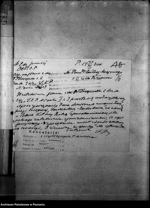 Obraz 20 z jednostki "Korespondencja z innymi urzędami"