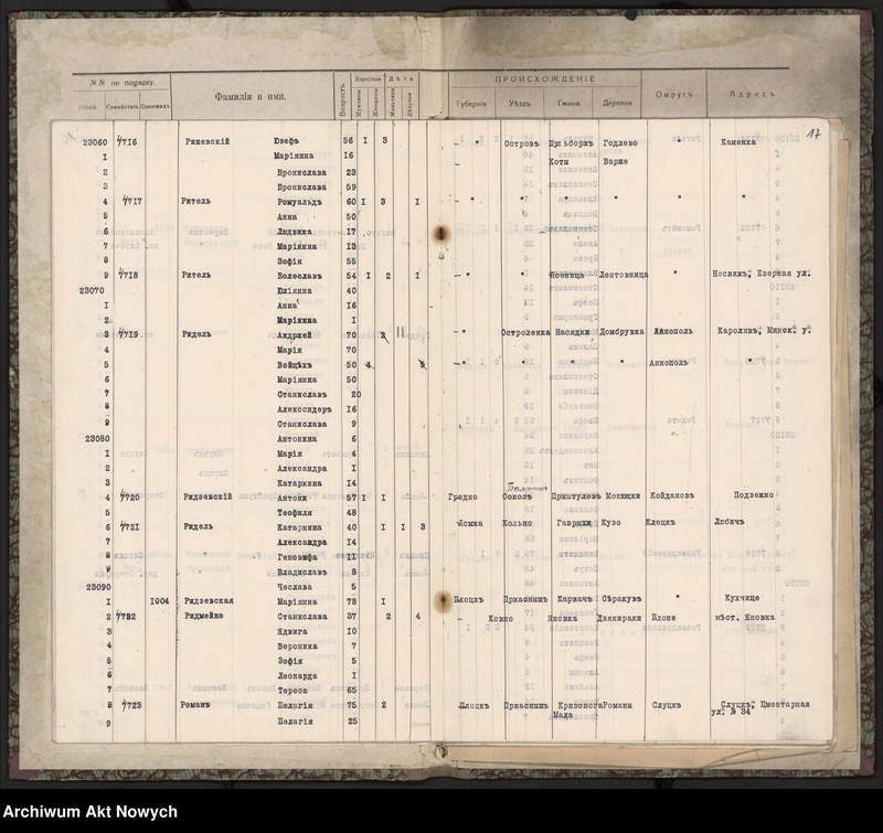 image.from.unit.number "Spis wysiedlonych. Litera R."