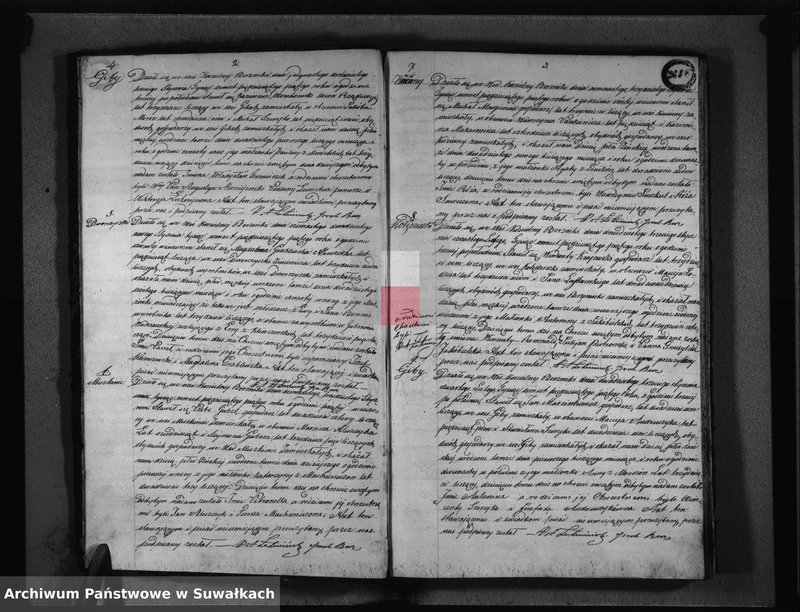 image.from.unit.number "Księga Duplikat Aktów Urodzenia, Małżeństw i Zejścia Parafii Berznickiej z Roku 1855"