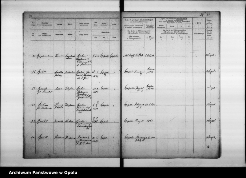 Obraz 20 z jednostki "Wahllokal: Altes Kreisgericht Krakauerstr[asse] 32"