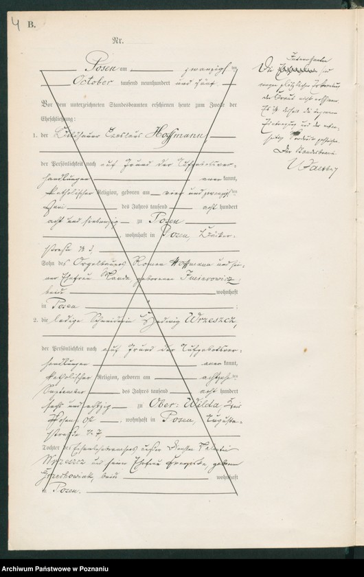 Obraz 6 z jednostki "Księga miejscowa małżeństw tom IV"