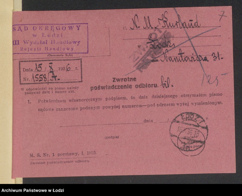 Obraz 9 z jednostki "Nuchim Majer Kurland- sprzedaż produktów spożywczych"