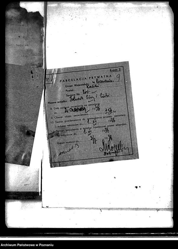 Obraz 13 z jednostki "/Parcelacja prywatna powiat kaliski/"