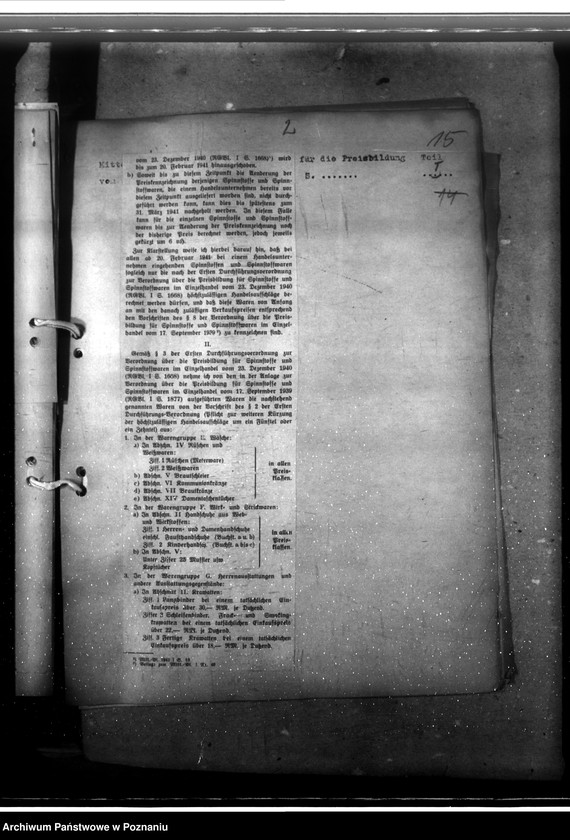 Obraz 19 z jednostki "Spinnstoffwirtschaft. Preisbildung"