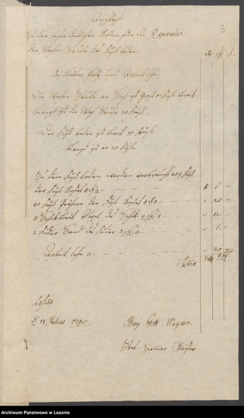 Obraz 5 z jednostki "[Akta den Bau und die Reparatur der allhiesigen Hauptwache anbetreffend]"