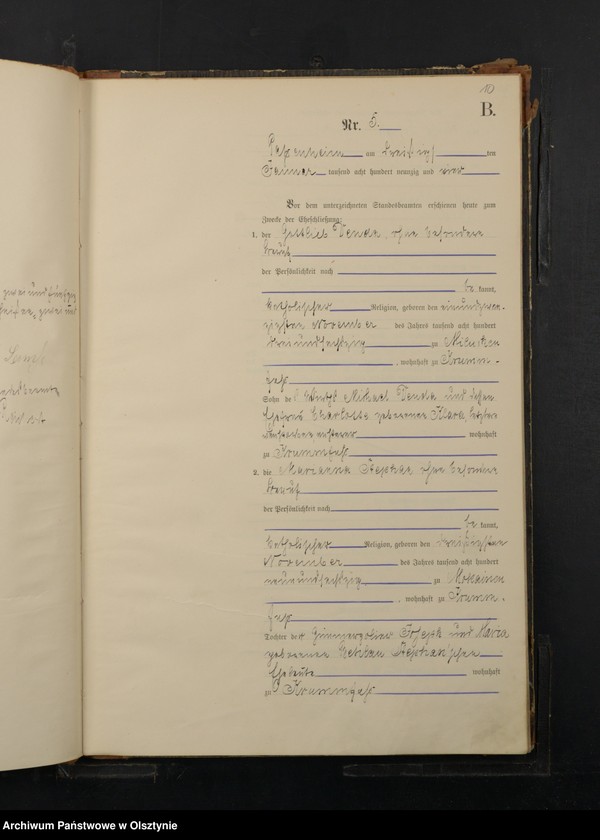 image.from.unit.number "Heiraths-Haupt-Register Nr 1 - 48"