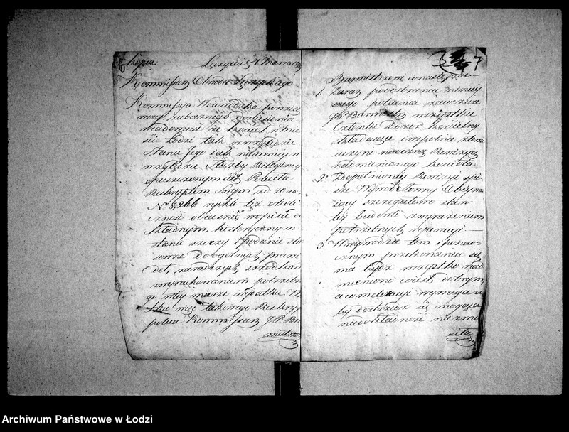 Obraz 8 z jednostki "Akta tyczące się stanu kościoła katolickiego i innych budowli"