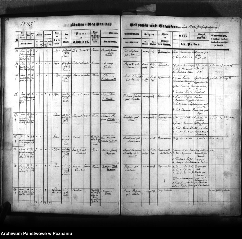 Obraz 13 z jednostki "Kirchenbuch Geborenen"