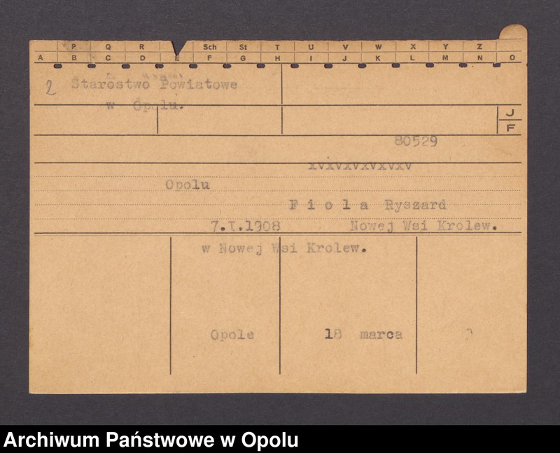 Obraz 4 z jednostki "[Kirschniok Alois, zam. Gleiwitz]"