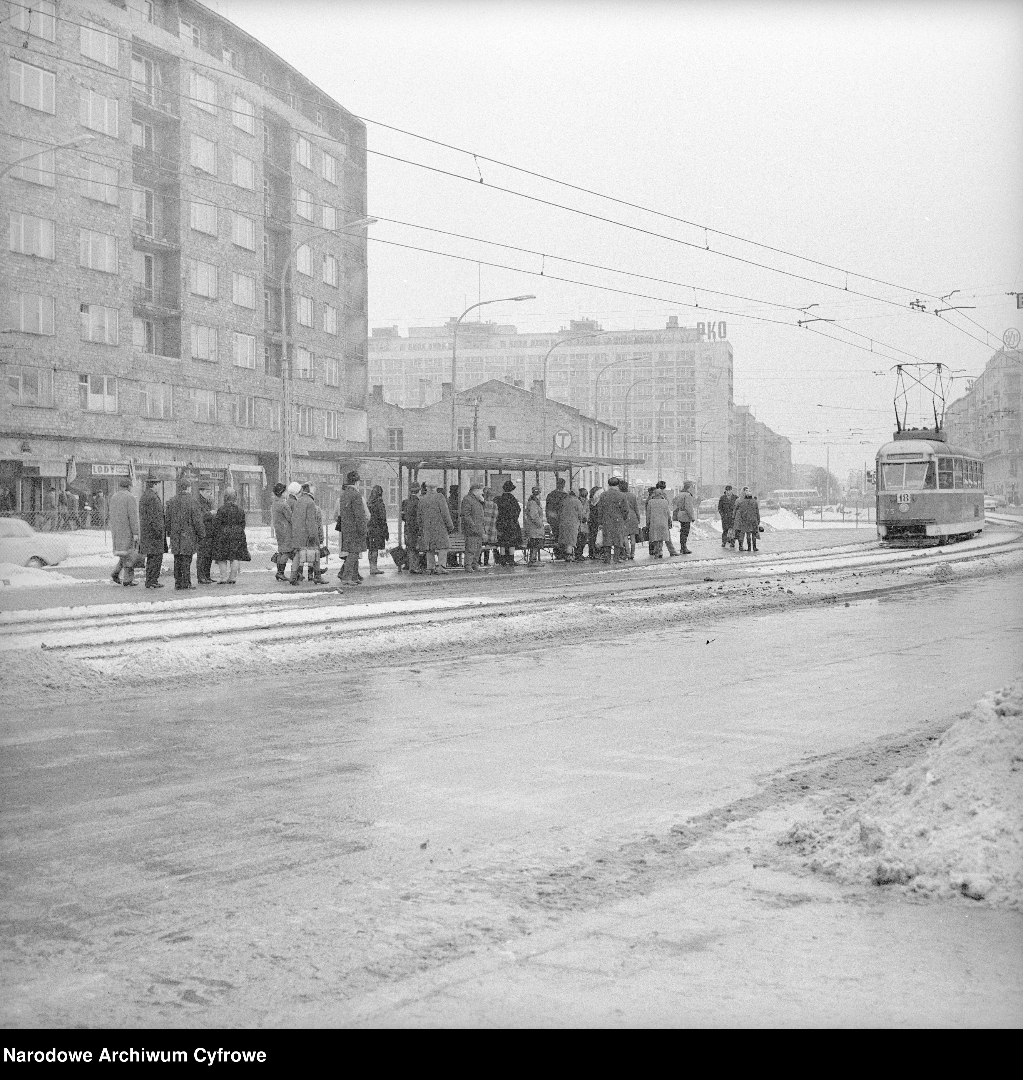 Skan z jednostki: Zima w Śródmieściu w Warszawie