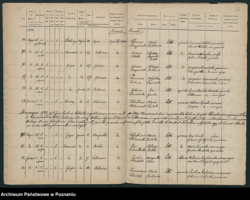 Obraz 13 z jednostki "Księga urodzeń"