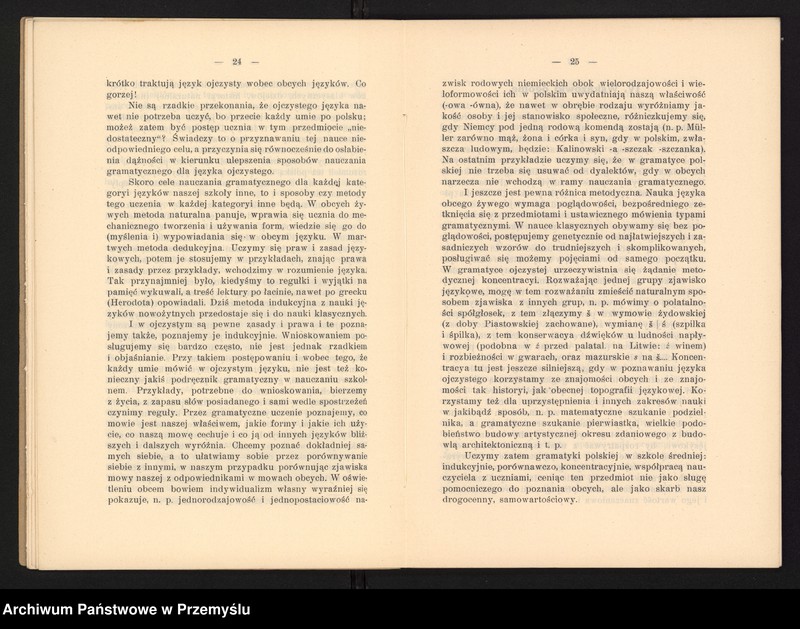 image.from.unit.number "IX Sprawozdanie Dyrekcji C.K. Gimnazjum V. w Krakowie za rok szkolny 1914/15"
