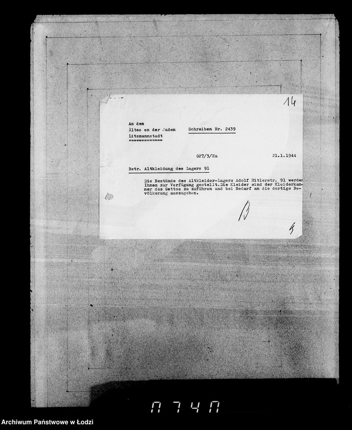 image.from.unit.number "Sonderkonto 12300 Judenbekleidung"