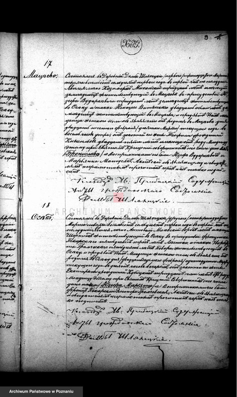 Obraz 10 z jednostki "Księga urodzeń, małżeństw i zgonów"