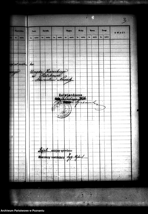 Obraz 6 z jednostki "Rejestr pomiarowy wsi Spławie powiatu konińskiego /regulacja serwitutów/"