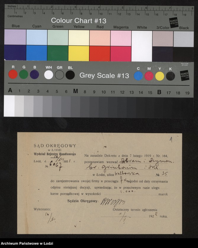 Obraz 3 z jednostki "Abram i Szymon bracia Grinbaum- eksploatacja młyna"