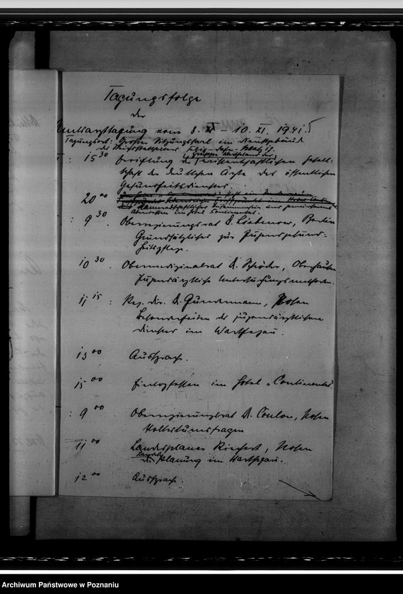 Obraz 10 z jednostki "Amtsarzttagung 8 - 10.11.1941 in Posen. Arbeitsübersicht der Gesundheitsämter"