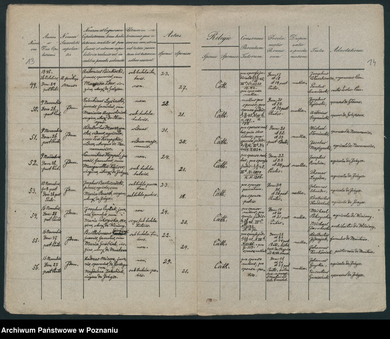 Obraz 9 z jednostki "Księga małżeństw"