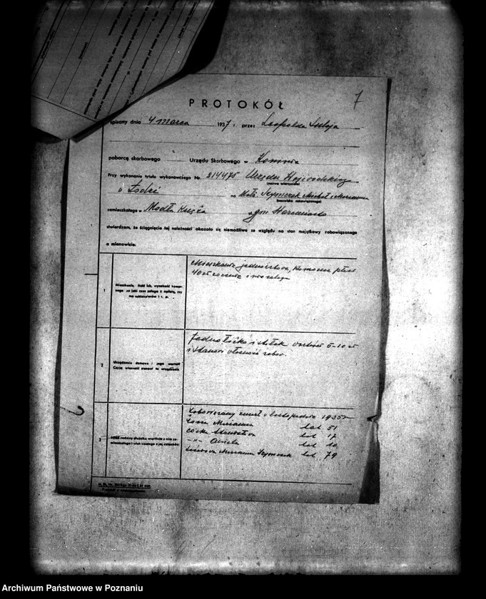 Obraz 11 z jednostki "Wymiar opłat i należności za scalenie gruntów wsi Modła Wielka i Mała powiat"