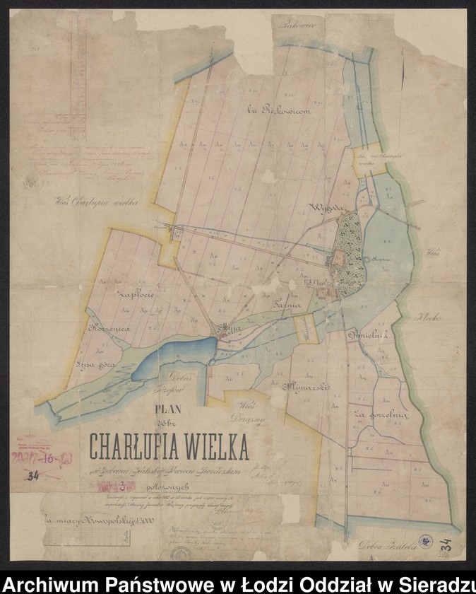 Obraz 9 z kolekcji "Mapy wsi regionu sieradzkiego111"