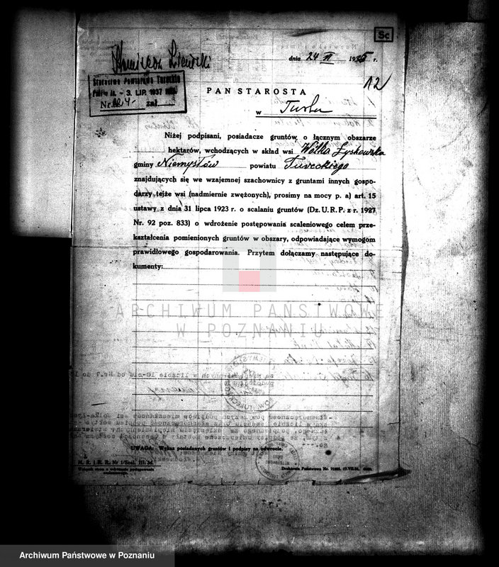 Obraz 18 z jednostki "Wólka Łyszkowska powiatu tureckiego scalanie gruntów"