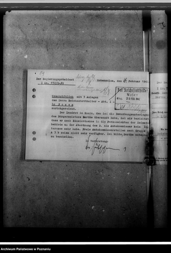 Obraz 20 z jednostki "Bewerbungen um Anstellung im Beamtendienst"