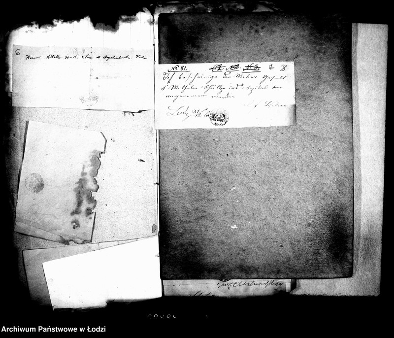 Obraz 11 z jednostki "Dowody przyjętych chorych do szpitala św. Aleksandra w Łodzi w 1861 r."